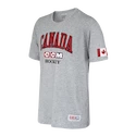 Herren T-Shirt CCM  FLAG TEE TEAM CANADA Athletic Grey