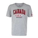 Herren T-Shirt CCM  FLAG TEE TEAM CANADA Athletic Grey