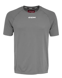 Herren T-Shirt CCM SS Premium Training Tee Dark Grey Heathered