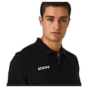 Herren T-Shirt CCM  Team Polo Black
