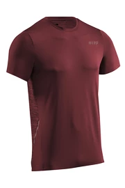 Herren T-Shirt CEP Round Neck SS Dark Red