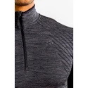 Herren T-Shirt Craft Fuseknit Comfort Zip LS Grey