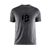 Herren T-Shirt Craft Melange Graphic Grey/Black