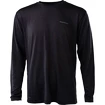 Herren T-Shirt Endurance  Mell Melange LS Tee černé