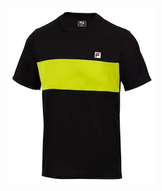 Herren T-Shirt Fila T-Shirt Bosse Black/Evening Primrose