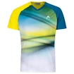 Herren T-Shirt Head Striker Yellow/White/Blue