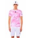 Herren T-Shirt Hydrogen  Tech Camo Tee Fuchsia/White