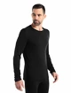 Herren T-Shirt Icebreaker  200 Oasis LS Crewe Black