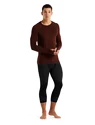 Herren T-Shirt Icebreaker  M 200 Zone Seamless LS Crewe ESPRESSO