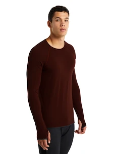 Herren T-Shirt Icebreaker  M 200 Zone Seamless LS Crewe ESPRESSO