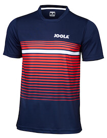 Herren T-Shirt Joola T-Shirt Stripes Navy/Red