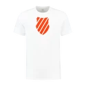 Herren T-Shirt K-Swiss  Hypercourt Logo Tee Jet White/Spicy Orange