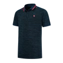 Herren T-Shirt K-Swiss  Hypercourt Polo Melange Blue Opal M