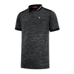 Herren T-Shirt K-Swiss  Hypercourt Polo Melange Jet Black