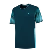 Herren T-Shirt K-Swiss  Hypercourt Print Crew 3 Blue Opal