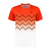 Herren T-Shirt K-Swiss  Hypercourt Print Crew Spicy Orange/White