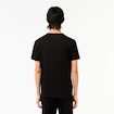 Herren T-Shirt Lacoste  Big Logo Core Performance T-Shirt Black/Sunrise