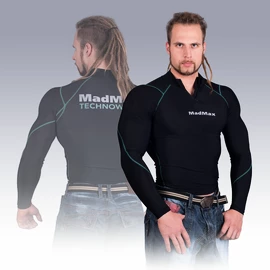 Herren T-Shirt MadMax MSW903 Black/Green