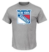 Herren T-Shirt Majestic NHL New York Rangers Basic