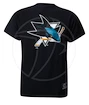 Herren T-Shirt Majestic NHL San Jose Sharks Logo Tee