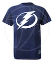 Herren T-Shirt Majestic NHL Tampa Bay Lightning Logo Tee