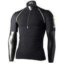 Herren T-Shirt Mico  Trail Zip Neck Nero III