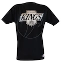 Herren T-Shirt Mitchell & Ness Team Logo Traditional Black NHL Los Angeles Kings