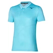 Herren T-Shirt Mizuno  Charge Shadow Polo Blue Glow