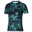 Herren T-Shirt Mizuno  Core Graphic Tee Mineral Blue