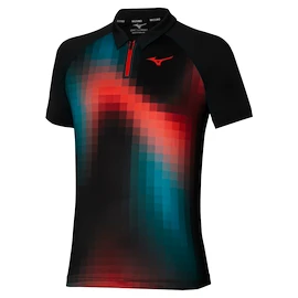 Herren T-Shirt Mizuno Frontier Shadow Polo M Black