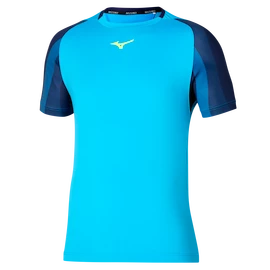 Herren T-Shirt Mizuno Release Shadow Tee Jet Blue