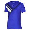 Herren T-Shirt Mizuno  Shadow Graphic Tee Violet Blue