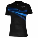 Herren T-Shirt Mizuno  Shadow Polo Black