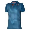 Herren T-Shirt Mizuno  Shadow Polo Blue Ashes