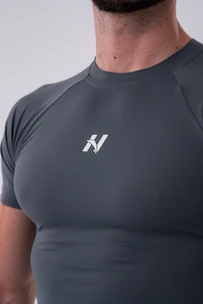 Herren T-Shirt Nebbia  Functional Slim-fit T-shirt 324 grey XL