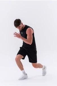 Herren T-Shirt Nebbia  Functional Sporty Tank Top “Power” 322 black XL