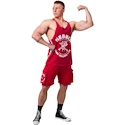 Herren T-Shirt Nebbia NEBBIA x OLYMPIA Washed Muscle Back Stringer GOLDEN AGE 791 red