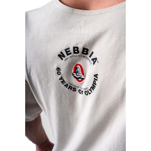 Herren T-Shirt Nebbia NEBBIA x OLYMPIA Washed Rag Top GOLDEN AGE 788 light grey