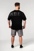 Herren T-Shirt Nebbia  Oversized Heavyweight Cotton T-shirt NO SHORTCUTS 354 black