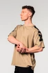 Herren T-Shirt Nebbia  Oversized T-shirt LIFTING CLUB Light Brown