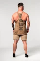 Herren T-Shirt Nebbia  Washed-off Oversized Stringer MAX OUT 359 Light Brown