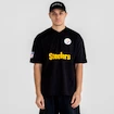 Herren T-Shirt New Era  Wordmark Oversized NFL Pittsburgh Steelers S