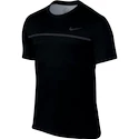 Herren T-Shirt Nike Court Challenger Tennis Top Black - Gr. XL