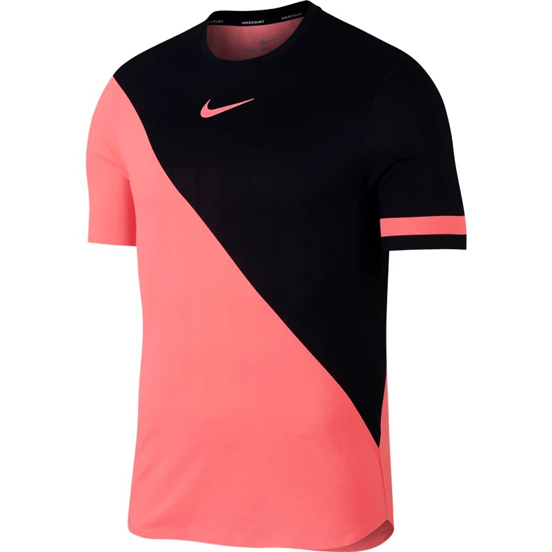 Herren T-Shirt Nike Court Zonal Cooling Lava | Sportega