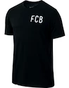 Herren T-Shirt Nike FC Barcelona FCB Squad Black