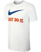 Herren T-Shirt Nike Just Do It Swoosh White