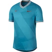 Herren T-Shirt Nike Rafa Aeroreact Jacquard Blue