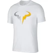 Herren T-Shirt Nike Rafa Court Dry White - Gr. S