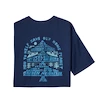 Herren T-Shirt Patagonia  How to Save Responsibili Current Blue