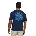 Herren T-Shirt Patagonia  How to Save Responsibili Current Blue